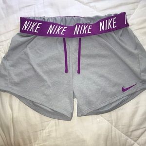 NWT Nike Dri Fit Grey Running Shorts